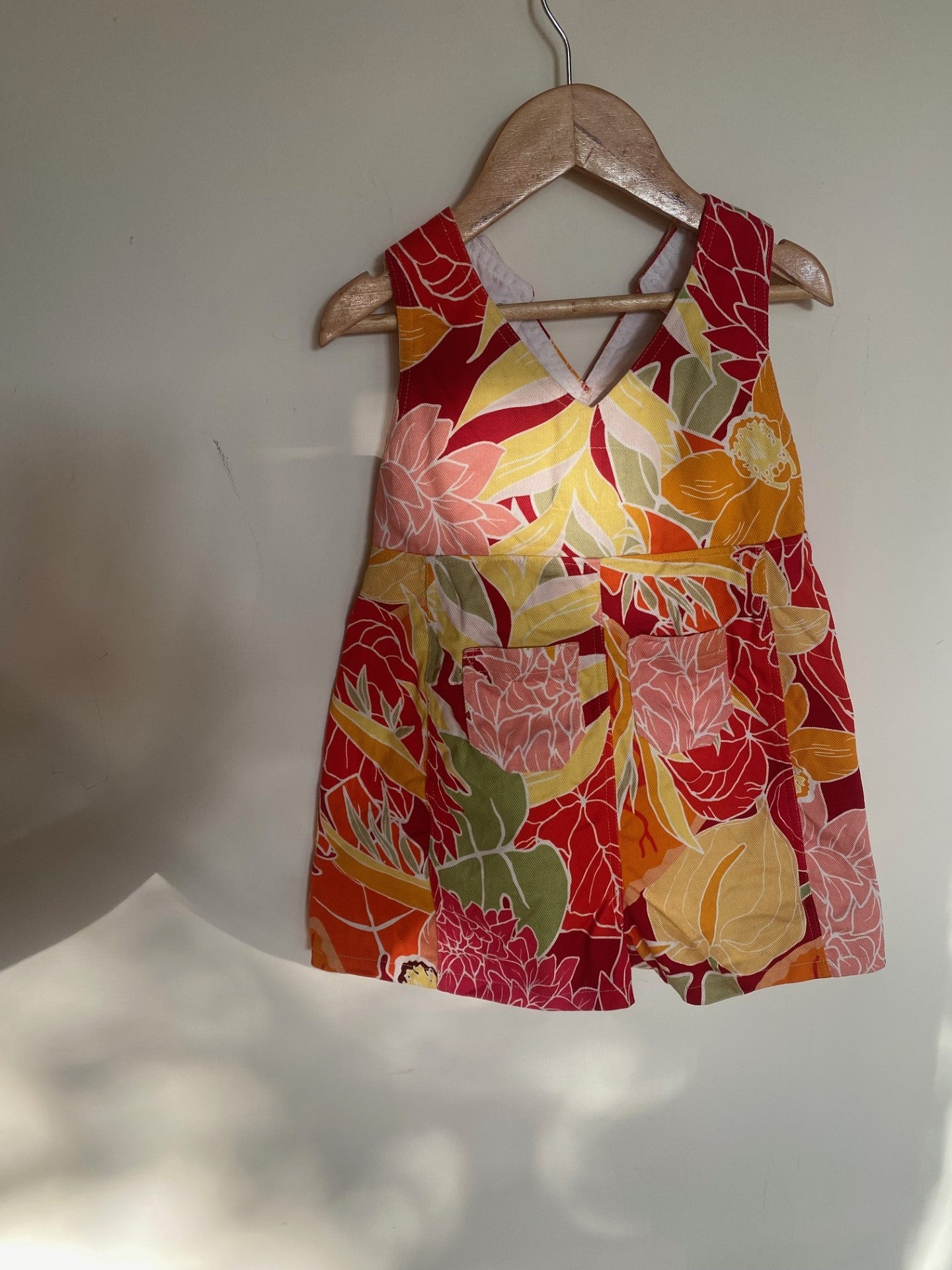 Tropical punch v-neck