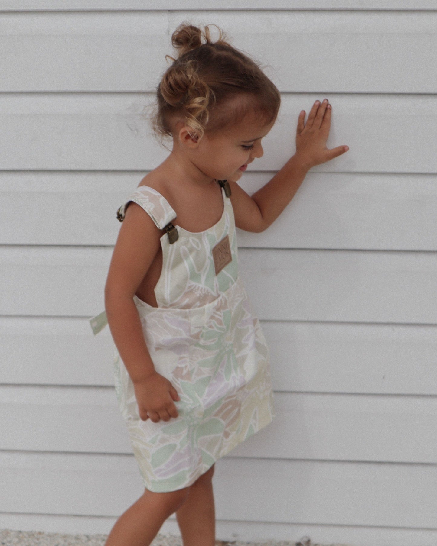 Sage sands pinafore