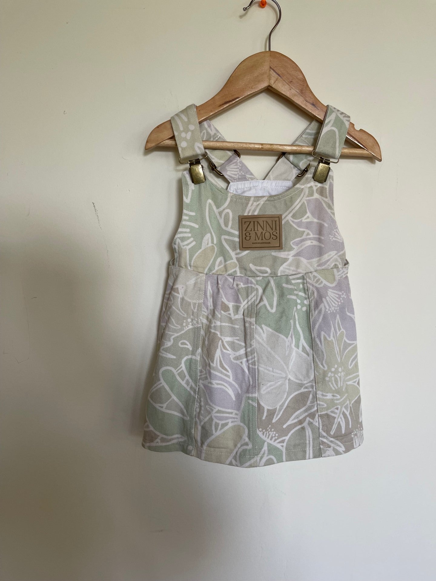 Sage sands pinafore