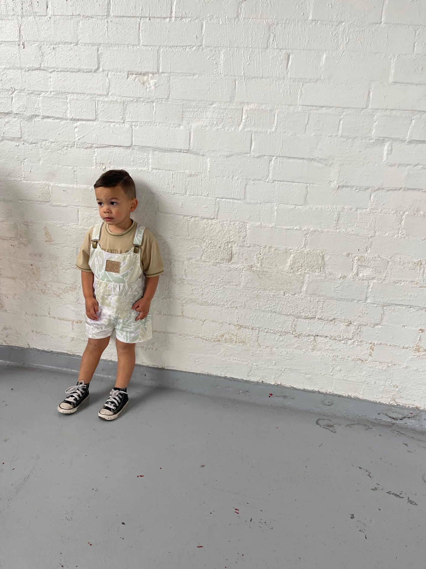 Sage sands shortalls