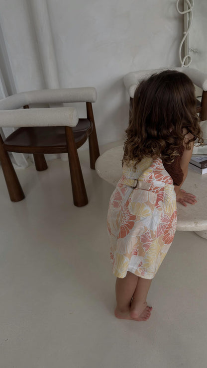 Pastel Posie pinafore