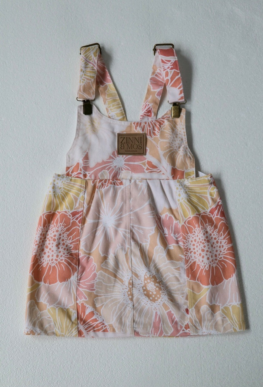 Pastel Posie pinafore